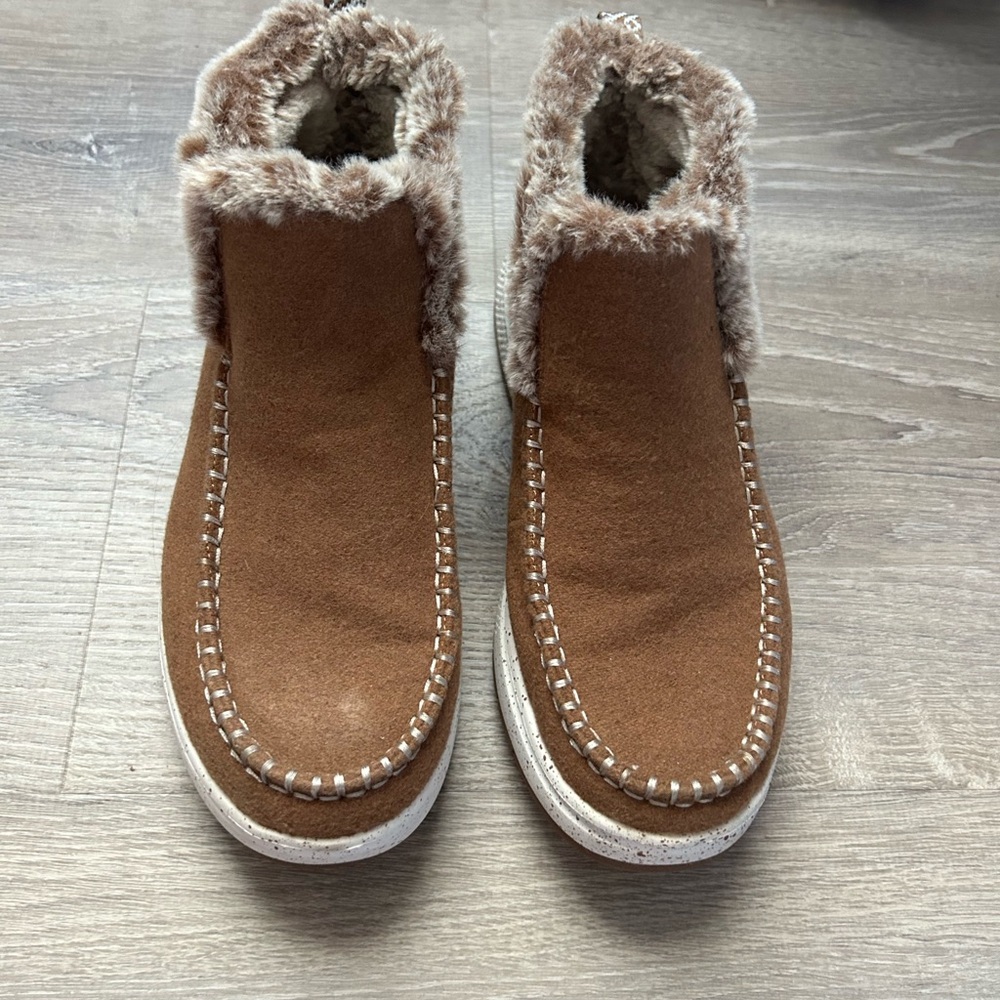 Cozy Brown Fur-Lined Boots